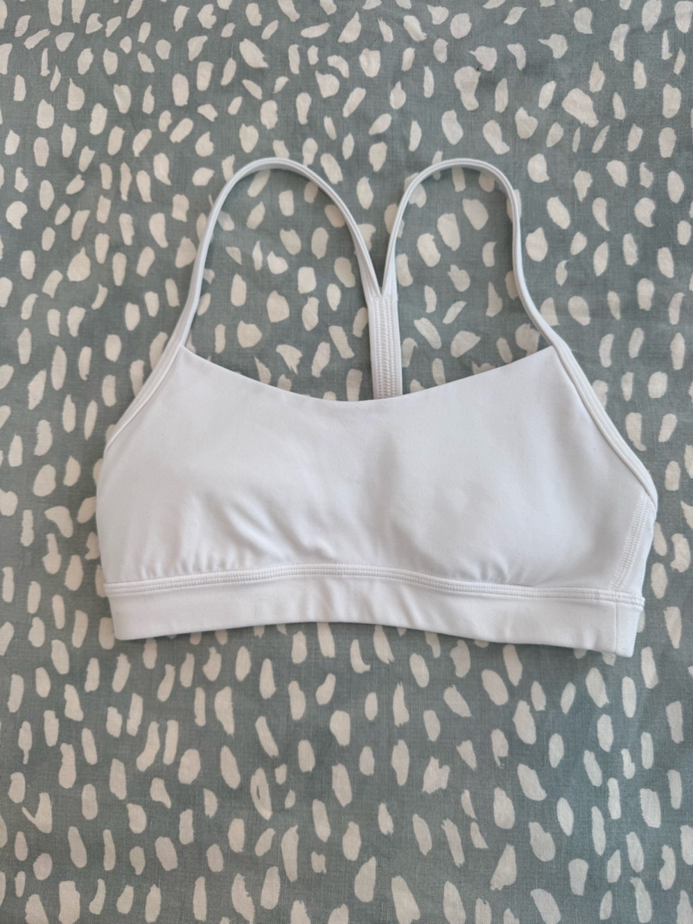 lululemon athletica White Y Flow Sports Bra